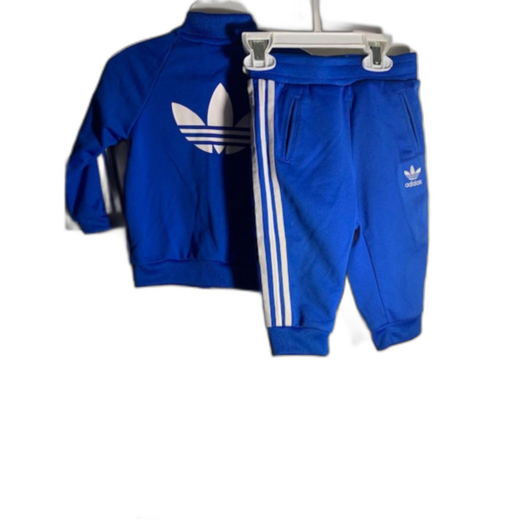 Adidas Jacket & Pants Set 9-12M - Picture 4 of 5